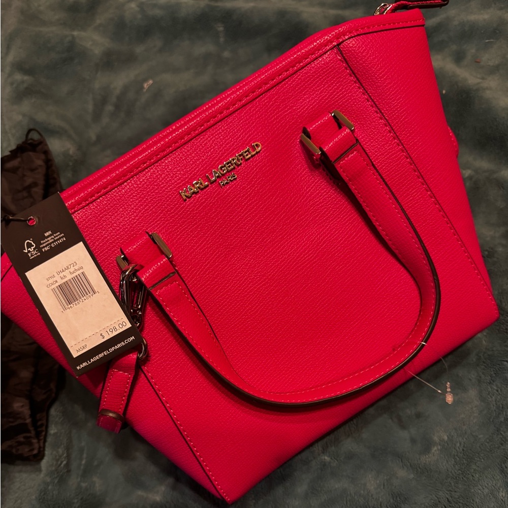 Karl Lagerfeld Pink Suki Mini